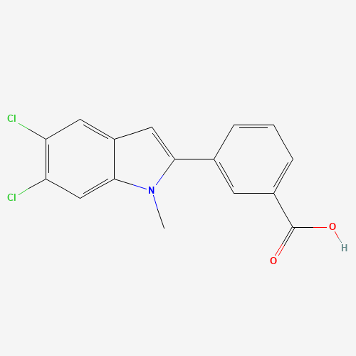 3-(5,6-dichloro-1-methylindol-2-yl)benzoic acid (CAS: 835595-02-3) - Related Chemical Product