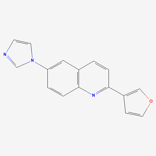 2-(furan-3-yl)-6-imidazol-1-ylquinoline (CAS: 1202001-58-8) - Related Chemical Product