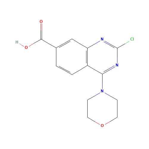 2-chloro-4-morpholin-4-ylquinazoline-7-carboxylic acid (CAS: 1374208-51-1) - Related Chemical Product