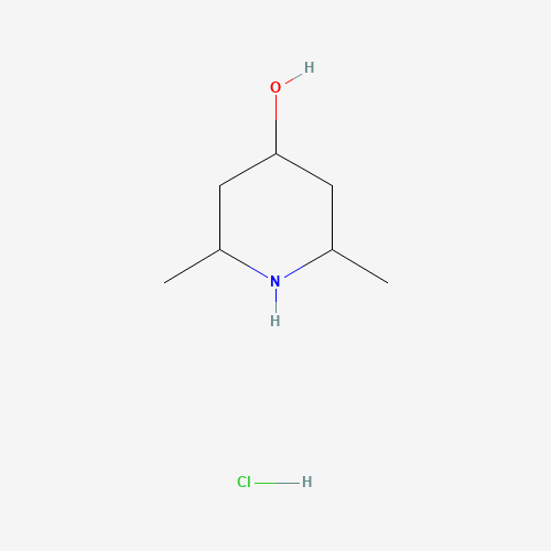 2,6-dimethylpiperidin-4-ol;hydrochloride (CAS: 179175-18-9) - Chemical Structure and Molecular Formula 