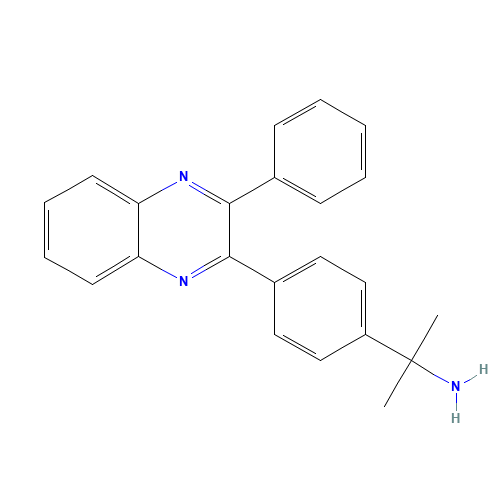 2-[4-(3-phenylquinoxalin-2-yl)phenyl]propan-2-amine (CAS: 473382-48-8) - Related Chemical Product