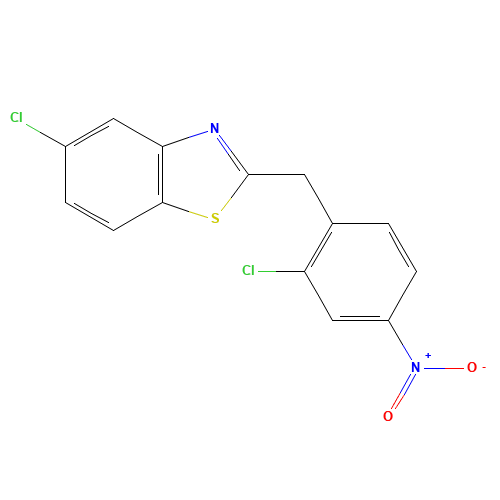 5-chloro-2-[(2-chloro-4-nitrophenyl)methyl]-1,3-benzothiazole (CAS: 315227-99-7) - Related Chemical Product