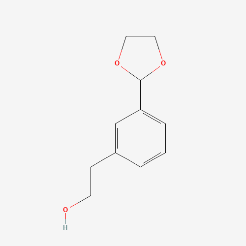 2-[3-(1,3-dioxolan-2-yl)phenyl]ethanol (CAS: 115104-32-0) - Related Chemical Product