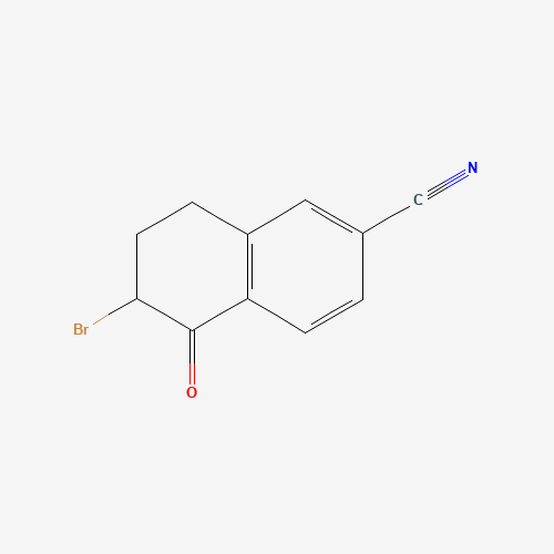 6-bromo-5-oxo-7,8-dihydro-6H-naphthalene-2-carbonitrile (CAS: 136080-84-7) - Related Chemical Product