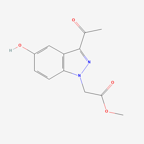 methyl 2-(3-acetyl-5-hydroxyindazol-1-yl)acetate (CAS: 1386457-59-5) - Related Chemical Product