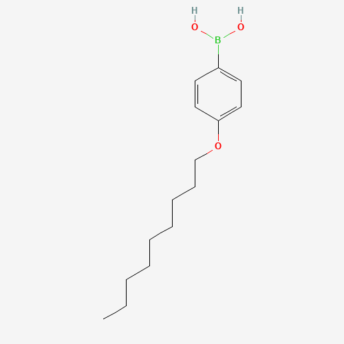 (4-nonoxyphenyl)boronic acid (CAS: 173392-87-5) - Chemical Structure and Molecular Formula 