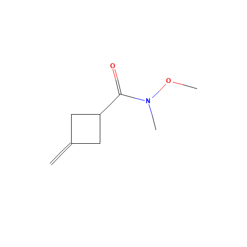 N-methoxy-N-methyl-3-methylidenecyclobutane-1-carboxamide (CAS: 1240725-56-7) - Related Chemical Product