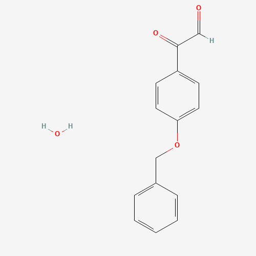2-oxo-2-(4-phenylmethoxyphenyl)acetaldehyde;hydrate (CAS: 63846-62-8) - Related Chemical Product