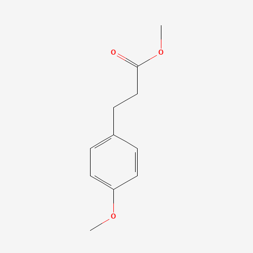 methyl 3-(4-methoxyphenyl)propanoate (CAS: 15823-04-8) - Chemical Structure and Molecular Formula 