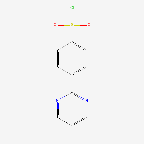 4-pyrimidin-2-ylbenzenesulfonyl chloride (CAS: 912569-53-0) - Chemical Structure and Molecular Formula 