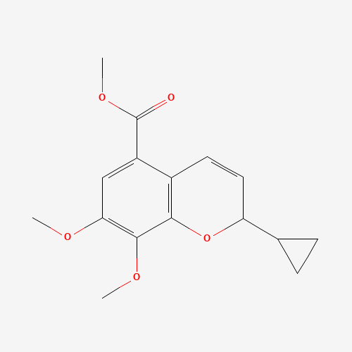 methyl 2-cyclopropyl-7,8-dimethoxy-2H-chromene-5-carboxylate (CAS: 192315-05-2) - Related Chemical Product