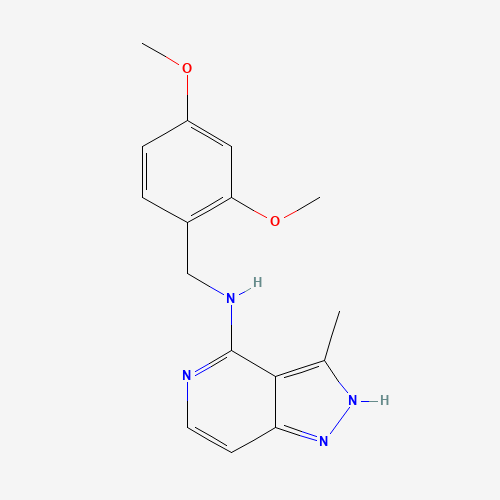 N-[(2,4-dimethoxyphenyl)methyl]-3-methyl-2H-pyrazolo[4,3-c]pyridin-4-amine (CAS: 1246346-91-7) - Related Chemical Product