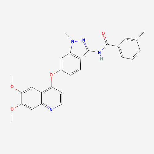 N-[6-(6,7-dimethoxyquinolin-4-yl)oxy-1-methylindazol-3-yl]-3-methylbenzamide (CAS: 862178-94-7) - Related Chemical Product