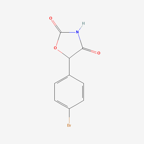5-(4-bromophenyl)-1,3-oxazolidine-2,4-dione (CAS: 241165-56-0) - Chemical Structure and Molecular Formula 