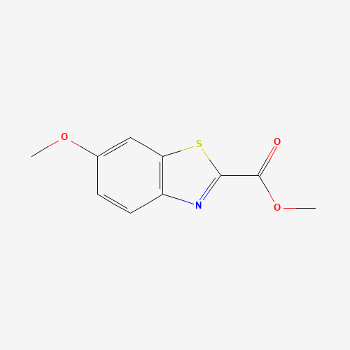 methyl 6-methoxy-1,3-benzothiazole-2-carboxylate (CAS: 884-22-0) - Chemical Structure and Molecular Formula 
