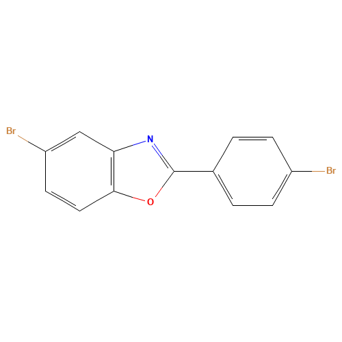 5-bromo-2-(4-bromophenyl)-1,3-benzoxazole (CAS: 1246472-13-8) - Chemical Structure and Molecular Formula 