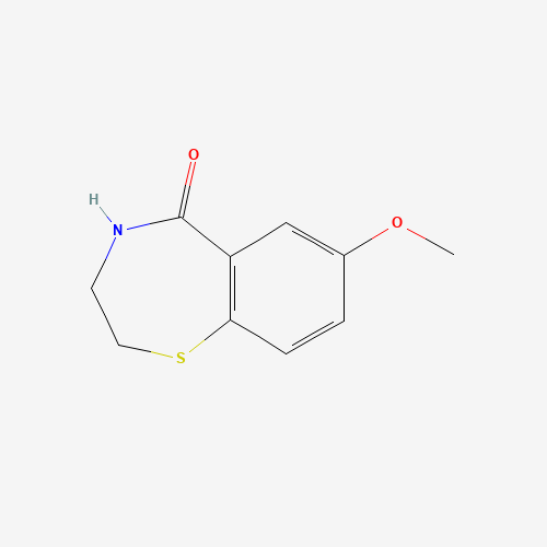 7-methoxy-3,4-dihydro-2H-1,4-benzothiazepin-5-one (CAS: 145903-32-8) - Related Chemical Product