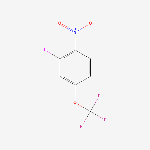 2-iodo-1-nitro-4-(trifluoromethoxy)benzene (CAS: 927963-62-0) - Chemical Structure and Molecular Formula 