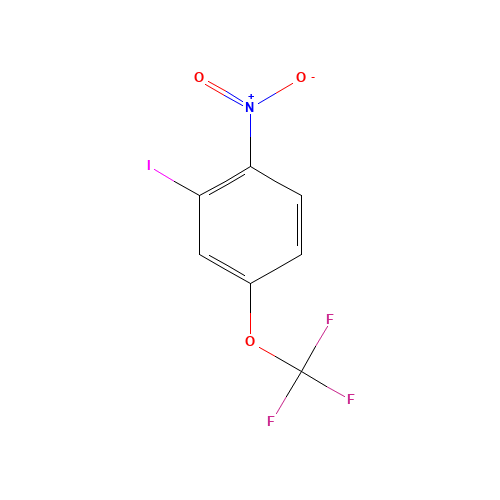 2-iodo-1-nitro-4-(trifluoromethoxy)benzene (CAS: 927963-62-0) - Chemical Structure and Molecular Formula 