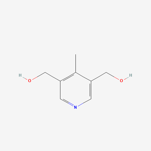 [5-(hydroxymethyl)-4-methylpyridin-3-yl]methanol (CAS: 883107-38-8) - Chemical Structure and Molecular Formula 