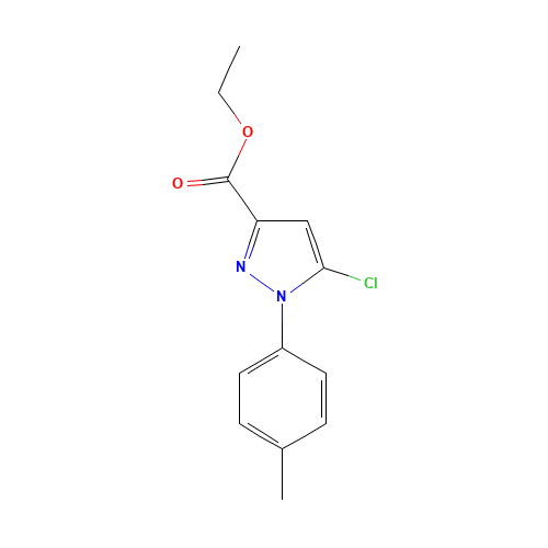ethyl 5-chloro-1-(4-methylphenyl)pyrazole-3-carboxylate (CAS: 460331-53-7) - Related Chemical Product