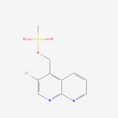 (3-chloro-1,8-naphthyridin-4-yl)methyl methanesulfonate (CAS: 1539309-56-2) - Related Chemical Product