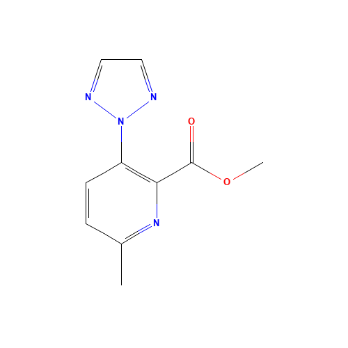 methyl 6-methyl-3-(triazol-2-yl)pyridine-2-carboxylate (CAS: 1228188-36-0) - Related Chemical Product