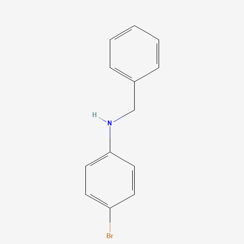 N-benzyl-4-bromoaniline (CAS: 2879-83-6) - Chemical Structure and Molecular Formula 