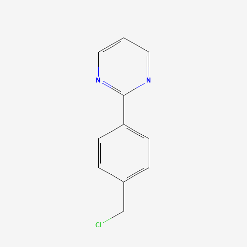 2-[4-(chloromethyl)phenyl]pyrimidine (CAS: 898289-48-0) - Chemical Structure and Molecular Formula 