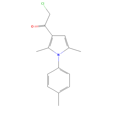 2-chloro-1-[2,5-dimethyl-1-(4-methylphenyl)pyrrol-3-yl]ethanone (CAS: 300557-74-8) - Related Chemical Product