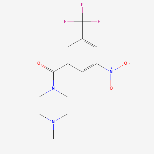 (4-methylpiperazin-1-yl)-[3-nitro-5-(trifluoromethyl)phenyl]methanone (CAS: 853296-95-4) - Related Chemical Product