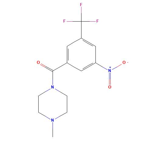 (4-methylpiperazin-1-yl)-[3-nitro-5-(trifluoromethyl)phenyl]methanone (CAS: 853296-95-4) - Related Chemical Product