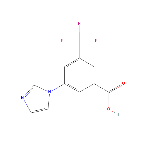 3-imidazol-1-yl-5-(trifluoromethyl)benzoic acid (CAS: 164341-38-2) - Related Chemical Product