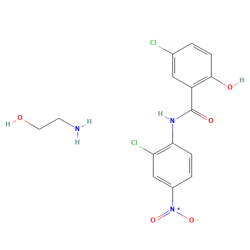 2-aminoethanol;5-chloro-N-(2-chloro-4-nitrophenyl)-2-hydroxybenzamide (CAS: 1420-04-8) - Related Chemical Product