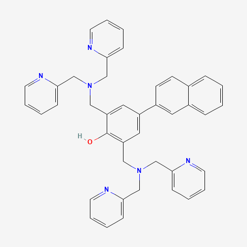2,6-bis[[bis(pyridin-2-ylmethyl)amino]methyl]-4-naphthalen-2-ylphenol (CAS: 792959-43-4) - Related Chemical Product
