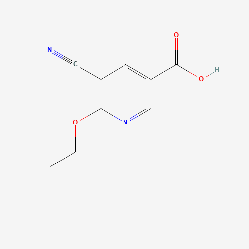 5-cyano-6-propoxypyridine-3-carboxylic acid (CAS: 1258855-96-7) - Related Chemical Product
