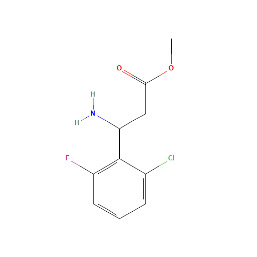 methyl 3-amino-3-(2-chloro-6-fluorophenyl)propanoate (CAS: 1038338-45-2) - Related Chemical Product