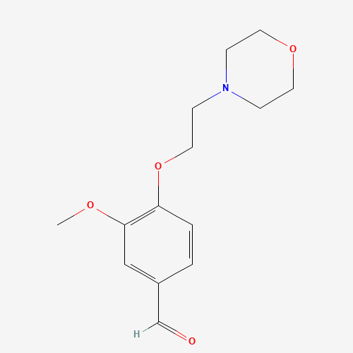 3-methoxy-4-(2-morpholin-4-ylethoxy)benzaldehyde (CAS: 6131-05-1) - Related Chemical Product