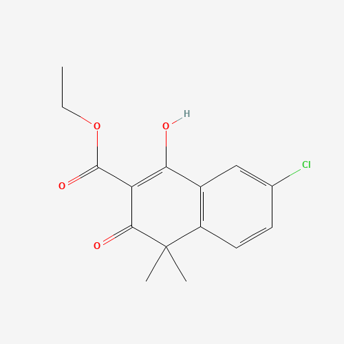 ethyl 7-chloro-1-hydroxy-4,4-dimethyl-3-oxonaphthalene-2-carboxylate (CAS: 1035260-94-6) - Related Chemical Product