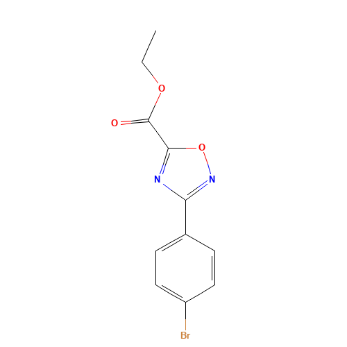 ethyl 3-(4-bromophenyl)-1,2,4-oxadiazole-5-carboxylate (CAS: 951626-15-6) - Related Chemical Product