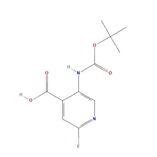 2-fluoro-5-[(2-methylpropan-2-yl)oxycarbonylamino]pyridine-4-carboxylic acid (CAS: 171178-42-0) - Related Chemical Product