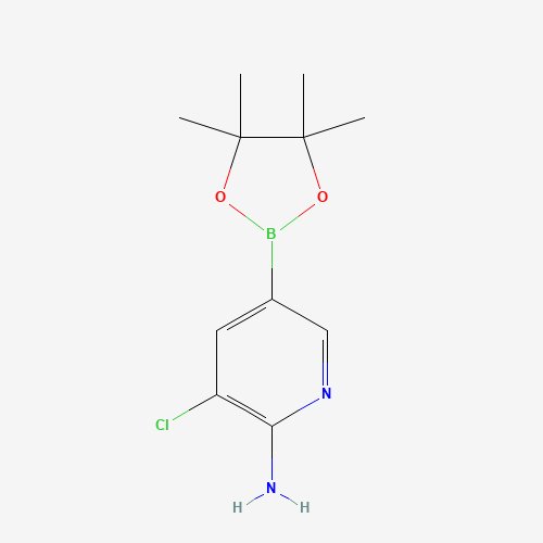 3-chloro-5-(4,4,5,5-tetramethyl-1,3,2-dioxaborolan-2-yl)pyridin-2-amine (CAS: 1032758-99-8) - Related Chemical Product