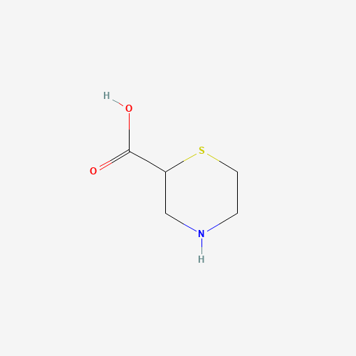 thiomorpholine-2-carboxylic acid (CAS: 134676-66-7) - Chemical Structure and Molecular Formula 