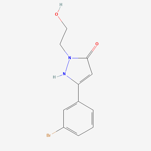 5-(3-bromophenyl)-2-(2-hydroxyethyl)-1H-pyrazol-3-one (CAS: 1289203-77-5) - Related Chemical Product
