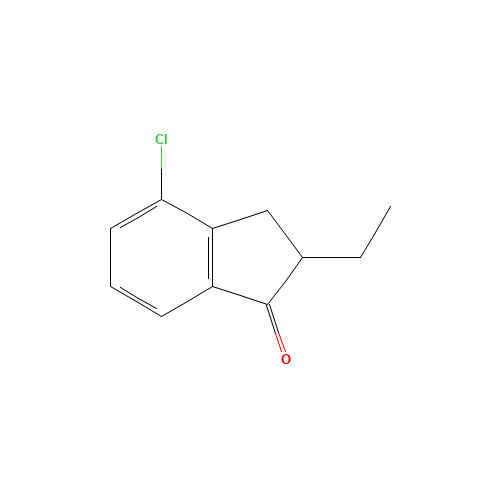 4-chloro-2-ethyl-2,3-dihydroinden-1-one (CAS: 1003708-98-2) - Related Chemical Product