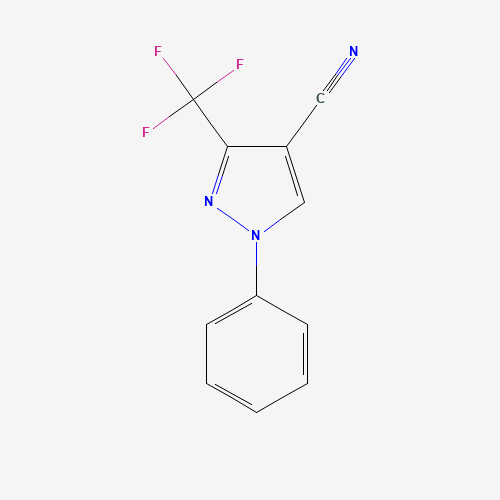 1-phenyl-3-(trifluoromethyl)pyrazole-4-carbonitrile (CAS: 1185292-65-2) - Related Chemical Product