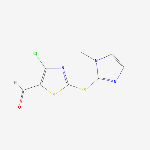 4-chloro-2-(1-methylimidazol-2-yl)sulfanyl-1,3-thiazole-5-carbaldehyde (CAS: 914348-72-4) - Related Chemical Product
