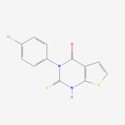 3-(4-chlorophenyl)-2-sulfanylidene-1H-thieno[2,3-d]pyrimidin-4-one (CAS: 468096-21-1) - Related Chemical Product