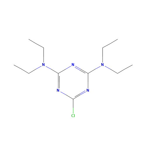 6-chloro-2-N,2-N,4-N,4-N-tetraethyl-1,3,5-triazine-2,4-diamine (CAS: 580-48-3) - Related Chemical Product