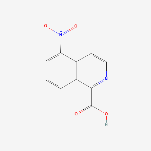 5-nitroisoquinoline-1-carboxylic acid (CAS: 75795-40-3) - Chemical Structure and Molecular Formula 